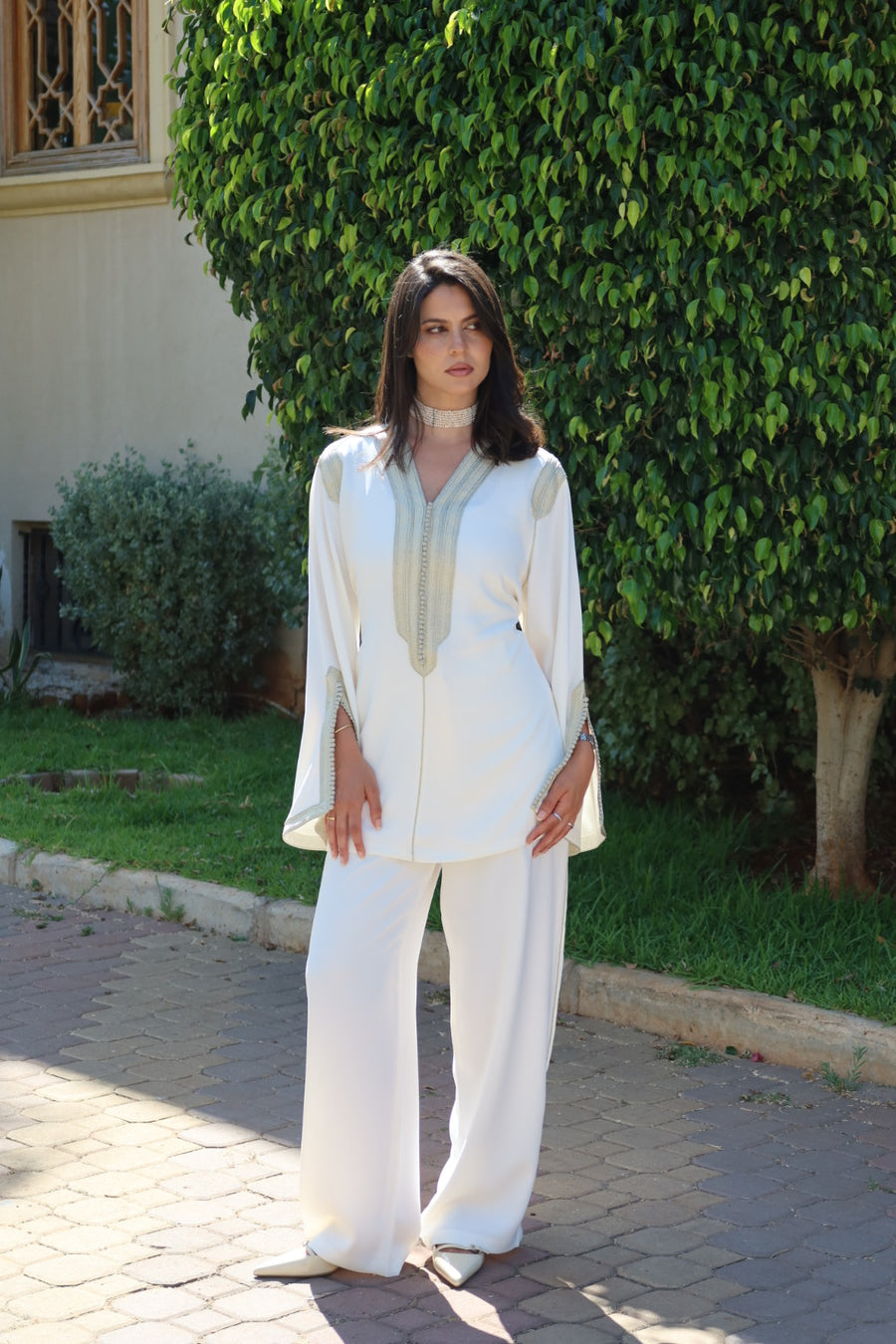 ENSEMBLE ELYA - BLANC CRÈME